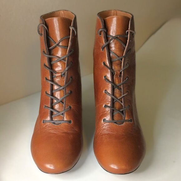 𝐓𝐨𝐫𝐲 𝐁𝐮𝐫𝐜𝐡 "Vienna" Lace-Up Ankle Boots ⊹  Size 9 - Picture 5 of 13